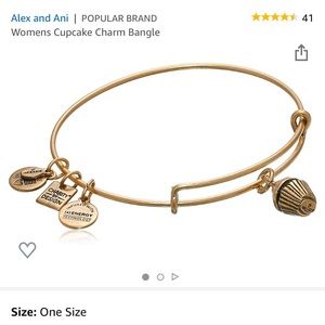 Gold Cupcake Alex and Ani